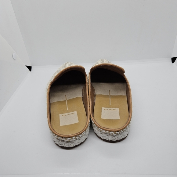 Dolce Vita white and tan woven mules size 6.5 - Picture 4 of 7